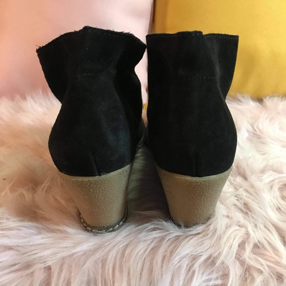 Jcrew suede wedge lace up bootie - Picture 3 of 4